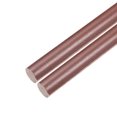thumbnail image 5 of Varilla redonda de plástico, diámetro de 19/32", longitud de 20", varilla redonda fenólica marrón, varilla de plástico de ingeniería, 2 piezas, 5 of 5