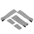 thumbnail image 3 of Juego de alfombrillas de tracción grises para un mejor agarre y seguridad, 5 piezas de almohadillas antideslizantes de EVA para tablas de surf y cubiertas de barcos, 3 of 8