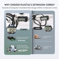 thumbnail image 2 of Cable de extensión PLUGTUL Outdoor, impermeable, calibre 16/3, 25 pies, 2 of 8