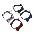 thumbnail image 2 of 4 Uds. Collar para mascotas a cuadros, hebilla de seguridad cómoda desmontable, pajarita para perro única y bonita para perros pequeños y gatos, 2 of 13