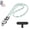 Rainbow Blue, variant on Greatunes 240W USB-C Charging Cable Bracelet, 3-in-1 Wearable Fast Charger Lanyard, Anti-Tangle Nylon Braided Phone Strap for iPhone 15/16, Android, Laptop