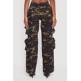 thumbnail image 5 of Women's VIP Mid Rise Straight Leg Camouflage Cargo Pants, 5 of 5