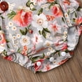 thumbnail image 4 of Qiylii Baby Girls Bodysuit Sleeveless Backless Ruffle Romper, 3-24 Months, 4 of 8