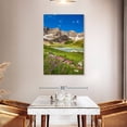 thumbnail image 3 of Elephant Stock Glacier Park Lakeside Mountain Wall Art - Vertical Canvas Wall Art - Living Room Wall Decor - Nature Canvas - Green And Blue Decor - 30" x 45", 3 of 8