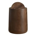 thumbnail image 1 of Bote de Basura Redondo, Bote de Basura doméstico de Grano de Madera Moderno y Redondo Interior extraíble, Bote de Basura para Oficina y Dormitorio 250 mm x 310 mm, 1 of 8