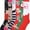 X-mas, variant on MOPAS Ladies Colorful Fleece Knee High Socks Assorted 6 Pack 9-11One Size, X-MAS