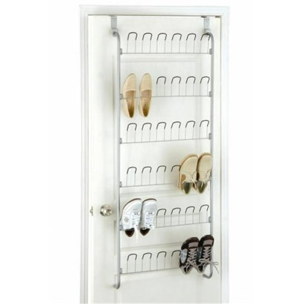 Organize It All Over-The-Door 18 paires d'étagères à chaussures suspendues en fil métallique