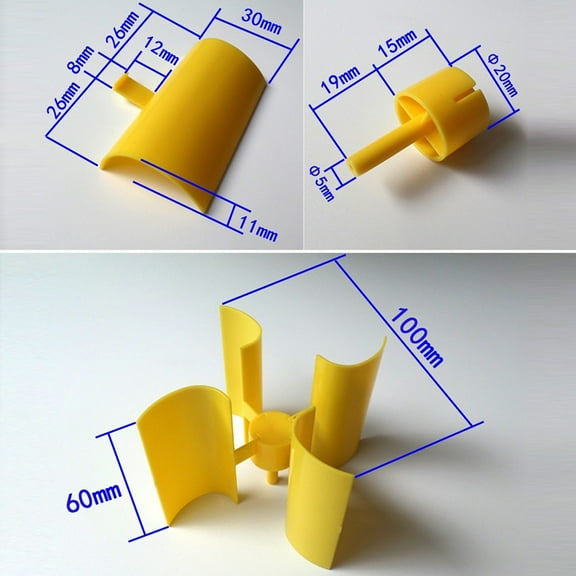 Mini Wind Turbine Blade Vertical Micro Generator Blades Small Set Diy Blade