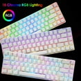 thumbnail image 5 of Magic-Refiner MK14 Wired 60% Mechanical Gaming Mini RGB Keyboard with Type C for PC,Laptop, 5 of 7