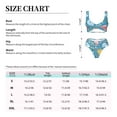 thumbnail image 5 of PAYOHTO Women's Cross Front Bikini Set with High Elasticity Soft Padding Dino Princess Girls Dinosaurs Bathing Suit Crop Top Swimsuit, 5 of 9