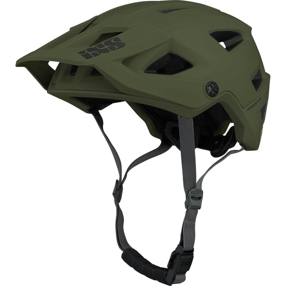 iXS Trigger AM MIPS All Mountain/Enduro Bicycle Helmet, Olive, ML(58-62cm)