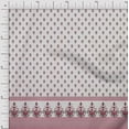 thumbnail image 1 of Soimoi Poly Crepe Fabric Stripe & Paisley Panel Decor Fabric Printed Yard 42 Inch Wide, 1 of 1