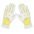 thumbnail image 4 of Guantes de golf transpirables Sunnimix para mujer sin dedos amarillo 19, 4 of 8