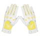 thumbnail image 4 of 2 guantes de golf de piel sintética sin dedos para mujer, flexibles, ajustables y antideslizantes. amarillo 19, 4 of 9