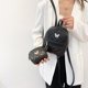 thumbnail image 3 of Mochila escolar de viaje de cuero de moda para mujer con mini bolso de mano (negro) Tmvgtek Para estrenar, 3 of 9