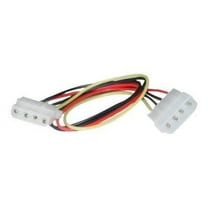4 Pin Molex Extension Cable, 5.25 inch Male to 5.25 inch Female, 12 inch