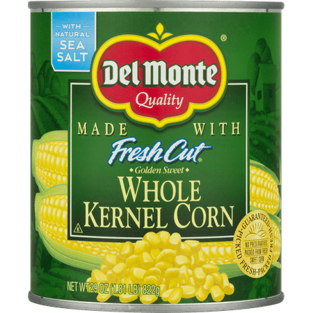 (6 Pack) Del Monte: Whole Kernel Golden Sweet Corn, 29 (Best Way To Make Canned Corn)