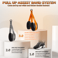 thumbnail image 4 of Pull Up Assistance Bands, Heavy Duty Resistance Band for Pull Up Bar, Adjustable Weight/Size with Fabric Feet/Knee Rest, Bands for Pull Up Assist for Strength Training, Pull Up Assist Band, 4 of 9