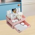 thumbnail image 5 of Multi Functional Desktop Organizer Drawer, Student Stationery Organizer, Plastic Storage Box, for Makeup and Jewelry Storage, for Office and School Supplies, Pink, by FAJHHA, 5 of 7