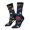 3 Black, variant on Space Cartoon Print Adult Socks for Men & Women,Calf Socks, Ankle Socks,Boots Socks,Breathable Casual Sock,Unisex Crew Socks