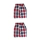 thumbnail image 3 of Sonducket Ropa interior para hombre, bóxer tejido, pantalones cortos para hombre, ropa interior suelta, suavidad, flexible al tacto, comodidad, Rojo METRO 2piezas, 3 of 6