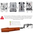 thumbnail image 5 of 54mm Bottomless Portafilter Premium Rosewood Handle & Naked 18-21 Gram Filter Basket, Compatible with Breville Barista Express, Pro, Touch, Bambino, Infuser, Duo Temp Pro, 5 of 6