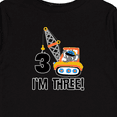 thumbnail image 4 of Inktastic 3rd Birthday Construction Truck Boys Boys Long Sleeve Toddler T-Shirt, 4 of 5
