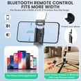 thumbnail image 2 of 67Inch Extendable Phone Selfie Stick with Wireless Remote, Tripod Stand and Fill Light, Portable, for Photograph, Live Streaming, Video Recording, Compatible with iPhone Samsung Android Gopro, 2 of 11