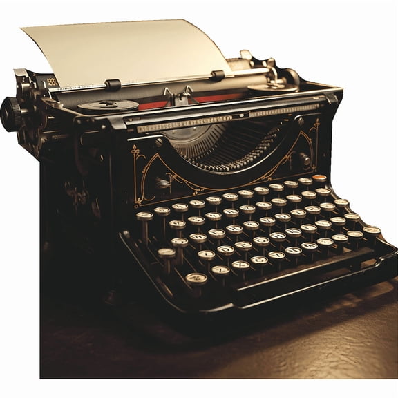 SP13629 Old Fashioned Antique Early 1900s Typewriter Prop Cardboard Cutout Standee Standup