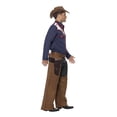 thumbnail image 2 of Smiffys 22664L Blue Rodeo Cowboy Costume with Shirt Chaps & Hat - Large, 2 of 4