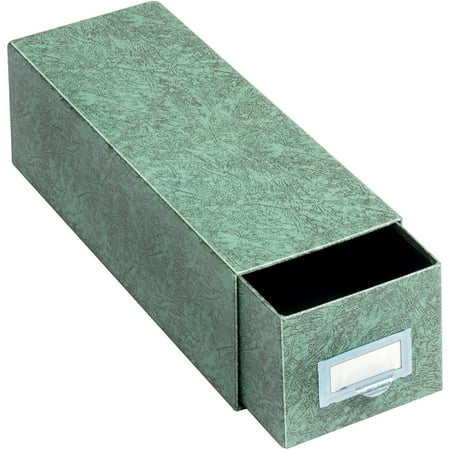 Globe-Weis Agate Index Card Storage Drawers, Green, 1 Each (Quantity)