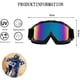 thumbnail image 2 of Gafas de seguridad para deportes extremos con espuma de doble lente, antivaho y protección UV para esquí, ciclismo, snowboard y senderismo, 2 of 5