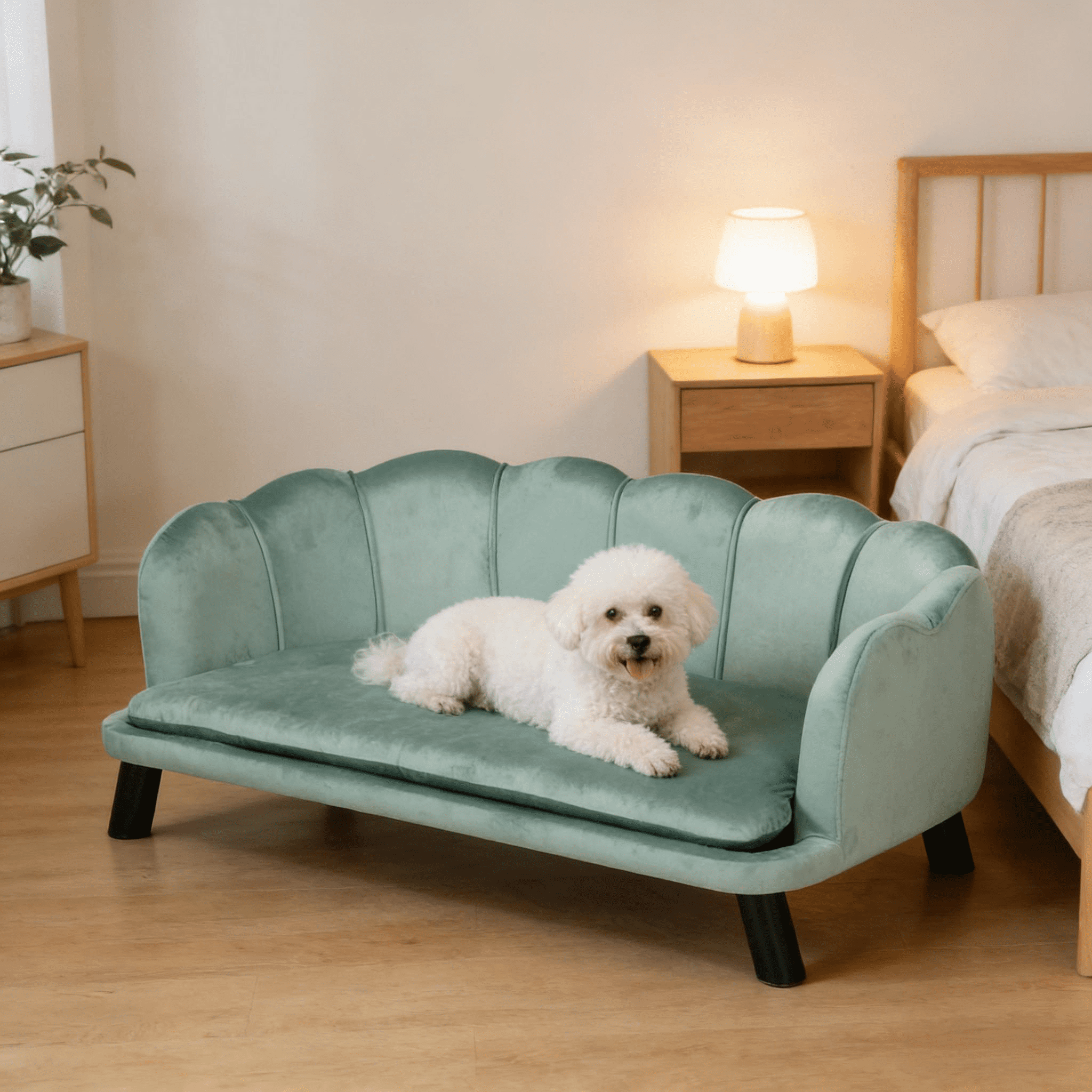 Spacious Pet Bed, Pearl Design Pet Sofa