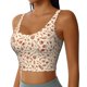 thumbnail image 2 of Fotbe Red Wine Sujetador Deportivo Largo sin Aros para Mujer con Almohadillas y Soporte Medio, Transpirable y Absorbente, Camiseta Tipo Chaleco o Tank Top-Small, 2 of 8