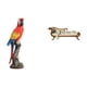 thumbnail image 1 of Figura de loro, escultura animal, estatua de loro de resina, sofá en miniatura, muebles de casa de muñecas de madera, adorno coleccionable adecuado pa, 1 of 8