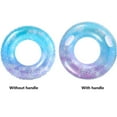 thumbnail image 3 of Swim Ring  Unisex Starry Sky Sequins Life Ring Inflatable Float Seat, 3 of 9