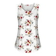 thumbnail image 3 of Njoeus Womens Tank Tops Summer T Shirts Floral / Printed Pleated Sleeveless Tunic Blouse Shirt Casual Loose Flare Tank Top S-XXL, 3 of 7