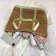 thumbnail image 1 of Bolso Hombro Paja Bohemio para Mujer Tejido Femenino Con Lentejuelas Color en (dorado), 1 of 7