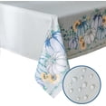 thumbnail image 2 of Fall Thanksgiving Tablecloth,Autumns Blue Pumpkin Sunflower Maple Leaf Country Table Cloth,Waterproof Resistant DurableTable Cover (60 X 120 INCH,Rectangle), 2 of 6
