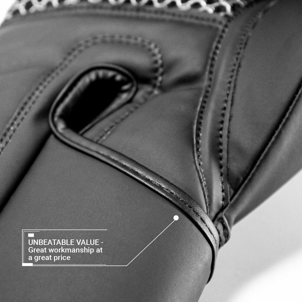 Premier Deluxe Boxing Glove - Black/Black