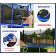 thumbnail image 4 of Machrus Upper Bounce 7.5 FT Round Trampoline Set with Safety Enclosure System - Backyard Trampoline - Outdoor Trampoline for Kids - Adults, 4 of 6