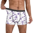 thumbnail image 2 of Kdxio Men's Boxer Briefs with Orchids Flowers Print - Comfortable and Breathable Underwear for Everyday Wear, 2 of 7
