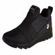 thumbnail image 1 of Tenis Urbano Mujer CASTALIA 671-10 Negro Elástico Ajustable, 1 of 3