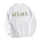 thumbnail image 5 of Sudadera con cuello redondo para mujer, ropa deportiva informal estampada, Jersey holgado, Tops para desplazarse, uso diario, deportes, otoño , S S, 5 of 8