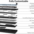 thumbnail image 3 of Keychron V5 Max Custom Wireless Mechanical Gaming Keyboard with Number Pad, 96% Layout QMK/VIA 2.4 GHz/Bluetooth 5.1/Wired, RGB Backlit Hot-Swappable Gateron Brown Switch for Mac Windows Linux, 3 of 7
