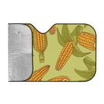 thumbnail image 2 of Kdxio Corn Print Windshield Sun Shade, Foldable Sun Blocker for Car,Truck,SUV Automotive Interior Sun Protection,Reflective Shade for Front Windshield(Medium), 2 of 7