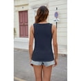 thumbnail image 3 of Anbech 2025 Basic Tank Top for Women Slim Knit Ribbed Tank Tops Casual Summer Tees, 3 of 8