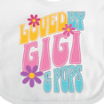 thumbnail image 4 of Inktastic Gigi and Pops Love Me Granddaughter Girls Baby Bib, 4 of 4