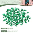 thumbnail image 2 of Uxcell Rhinestones para coser, gemas acrílicas de fondo plano, diamantes para manualidades de bricolaje, decoración de ropa, zapatos y bolsas - Forma mixta (200 piezas, verde oscuro), 2 of 7