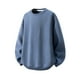 thumbnail image 1 of Blusas y camisas de manga larga con cuello redondo para hombre, estilo casual, de color liso, con cordón ajustable, sudaderas con capucha de manga larga, blusa de poliéster para hombre, 1 of 7
